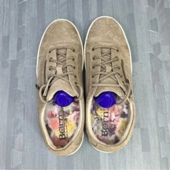 BORN Tamara Distressed Sneakers Tan Women's Size 8 - Picture 7 of 10